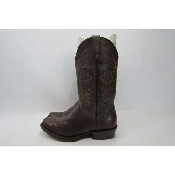 Ariat | Shoes | Ariat Mens Size 9 D Brown Leather Cowboy  display picture 3
